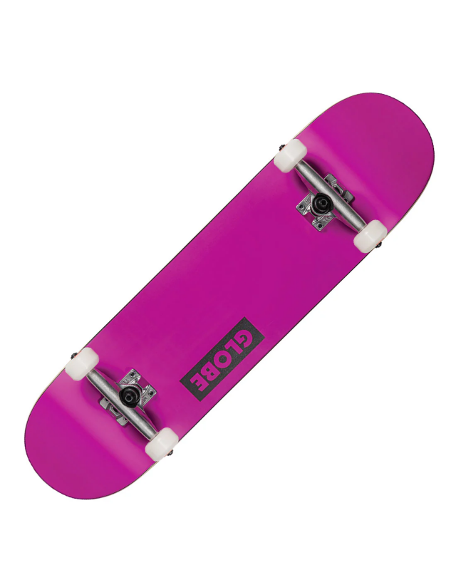 Globe Goodstock 8.25 Complete - Neon Purple - Skateboard  - Cover Photo 1