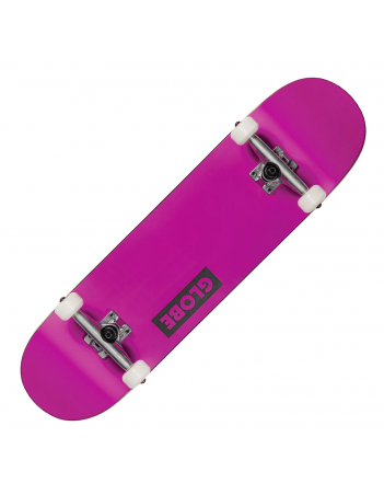 Globe Goodstock 8.25 Complete - Neon Purple - Skateboard - Miniature Photo 1