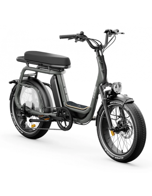Ritmic Duo Compact Cargo - Charbon - Vélo Éléctrique  - Cover Photo 1