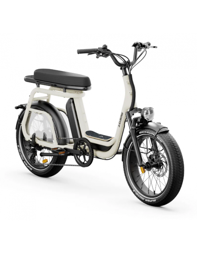 Ritmic Duo Compact Cargo - Blanc Perlé - Vélo Éléctrique  - Cover Photo 1
