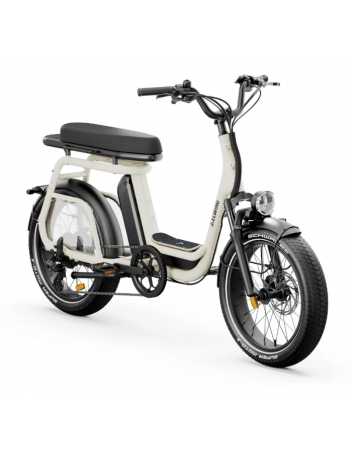 Ritmic DUO Compact cargo - Blanc perlé - Vélo Éléctrique - Miniature Photo 1