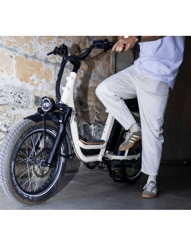 Ritmic Duo Compact Cargo - Blanc Perlé - Vélo Éléctrique  - Cover Photo 2