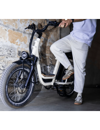 Ritmic DUO Compact cargo - Blanc perlé - Vélo Éléctrique - Miniature Photo 2
