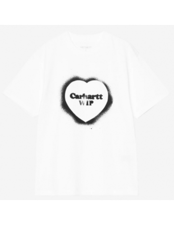 Carhartt WIP W' Spray heart T-shirt - White - Women's T-Shirt - Miniature Photo 1