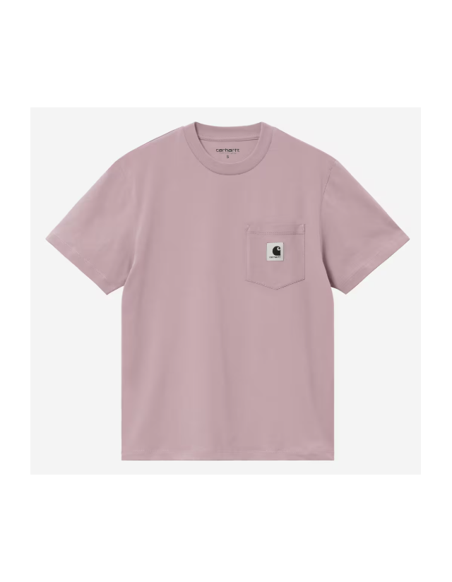 Carhartt Wip W' Pocket T-Shirt - Hortensia - Women's T-Shirt  - Cover Photo 1