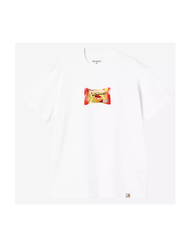 Carhartt Wip Road Side Snack T-Shirt - White - T-Shirt Homme  - Cover Photo 1