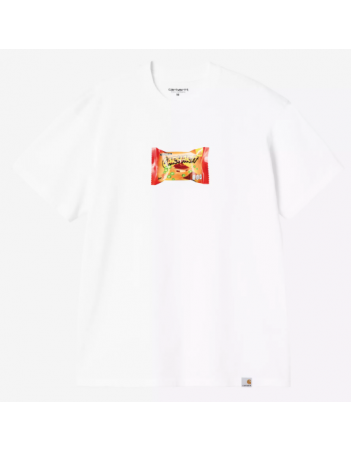 Carhartt WIP Road Side Snack T-Shirt - White - T-Shirt Homme - Miniature Photo 1