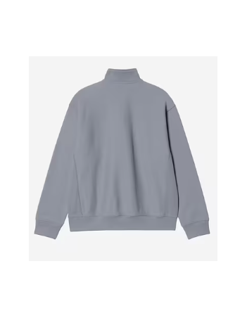 Carhartt WIP Half zip american script sweat - shady blue - Sweat Homme - Miniature Photo 2
