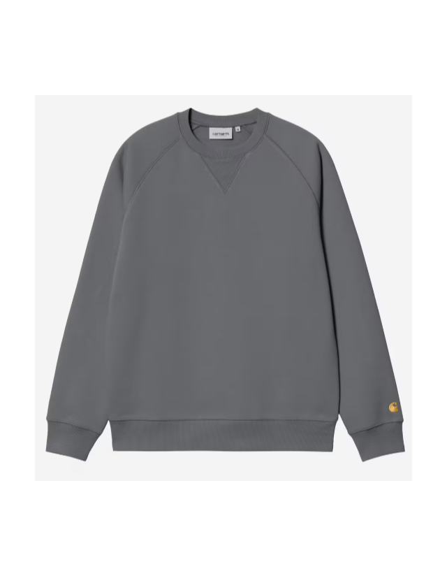 Carhartt Wip Chase Sweat Styx/Gold - Sweat Homme  - Cover Photo 1