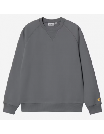 Carhartt WIP Chase Sweat Styx/Gold - Sweat Homme - Miniature Photo 1