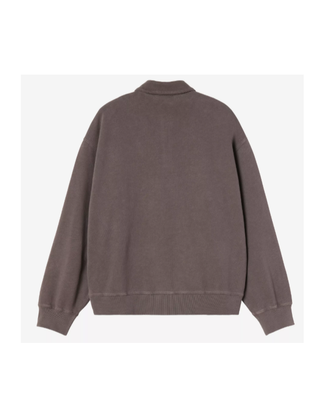 Carhartt Wip Harper Polo - Tobacco Garment Dyed - Sweat Homme  - Cover Photo 2