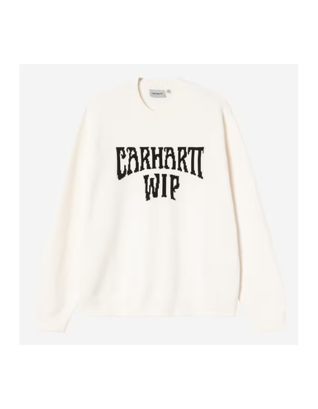 Carhartt Wip Deck Sweater - Wax / Black - Herren Sweatshirt  - Cover Photo 2