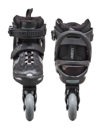 Roces Pic TIF 80 - Black / Grey - Fitness Skeelers - Miniature Photo 3