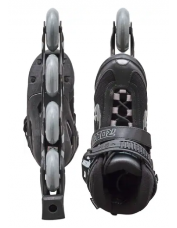 Roces Pic TIF 80 - Black / Grey - Fitness Skeelers - Miniature Photo 4