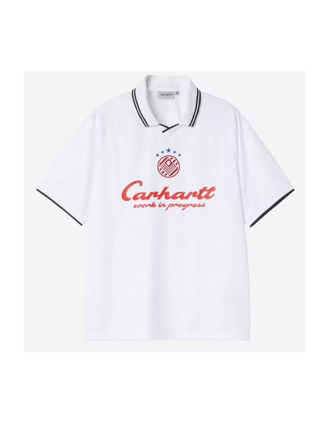 Carhartt Wip Terrasse Football T-Shirt - White - Men's T-Shirt  - Cover Photo 1