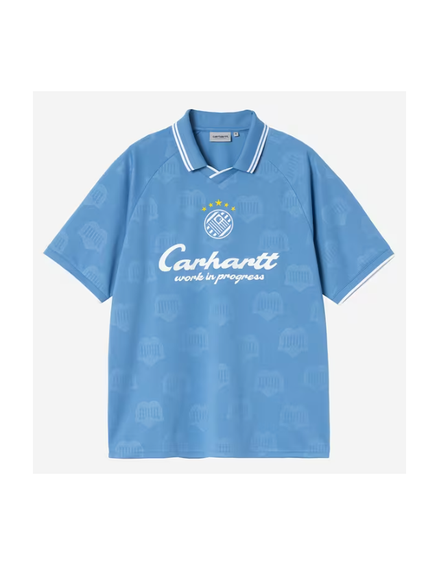 Carhartt Wip Terrasse Football T-Shirt - Curacao - Men's T-Shirt  - Cover Photo 2