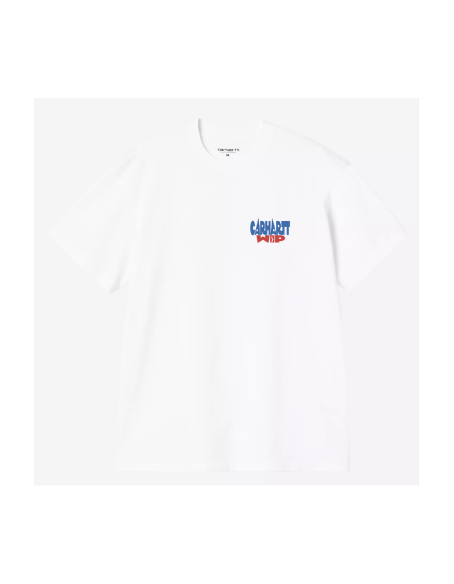 Carhartt Wip Luggage Label T-Shirt - White - Men's T-Shirt  - Cover Photo 1