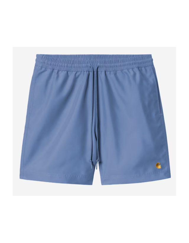 Carhartt Wip Chase Swim Trunks - Shadycuracao Purple / Gold - Maillot  - Cover Photo 1