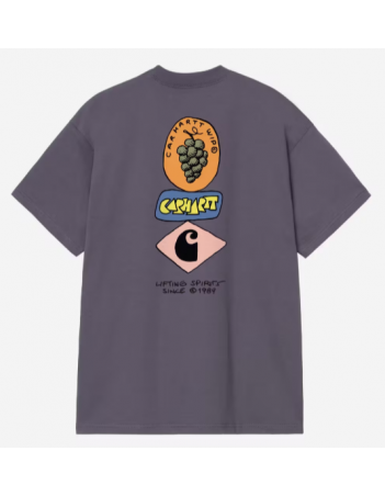 Carhartt WIP Stacked Grapes T-shirt - Shady Purple - Men's T-Shirt - Miniature Photo 2