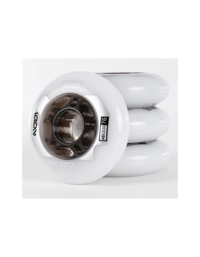 Iqon Access Wheels 76mm / 85a - 4 Pack Natural - Rollerblades Räder  - Cover Photo 1