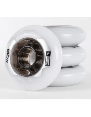 Iqon Access Wheels 76mm / 85A - 4 Pack Natural - Rollerblades Räder - Miniature Photo 1