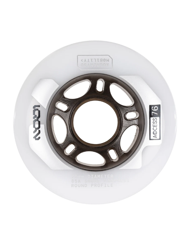 Iqon Access Wheels 76mm / 85a - 4 Pack Natural - Rollerblades Räder  - Cover Photo 2