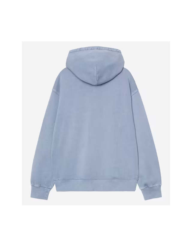 Carhartt Wip Hooded Nelson Sweat - Gentle Blue - Men's Sweatshirt  - Cover Photo 1