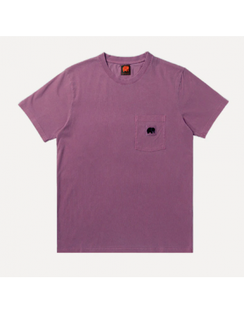 Garza Pigment  Dyed T-shirt - Garnacha Red - Men's T-Shirt - Miniature Photo 1