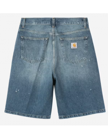 Carhartt WIP Landon Short - Blue destroy wash - Kurze Hose - Miniature Photo 1