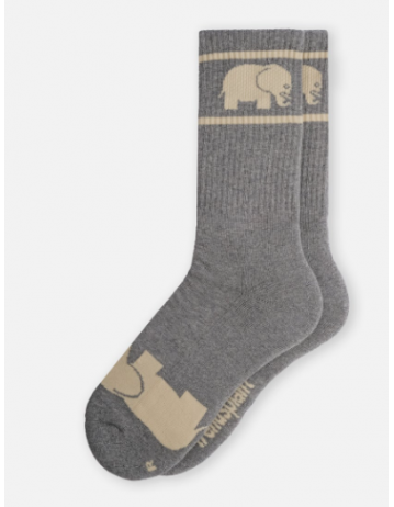 Trendsplant Organic Cotton Athletic Socks - Grey - Product Photo 1