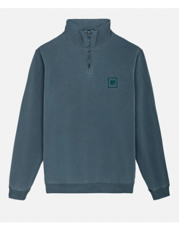 Trendsplant sauce Pigment Dyed Quarter Zip Sweatshirt - Elm Green - Herren Sweatshirt - Miniature Photo 1
