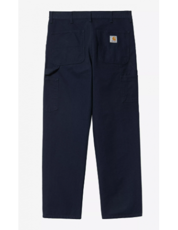 Carhartt Wip Single Knee Pant - Dark Navy Rinsed - Product Photo 1