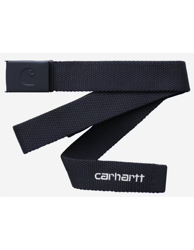 Carhartt Wip C-Logo Belt Tonal - Dark Navy / White - Belt  - Cover Photo 1