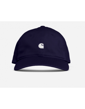 Carhartt Wip Madison Logo Cap - Dark Navy / White - Product Photo 1