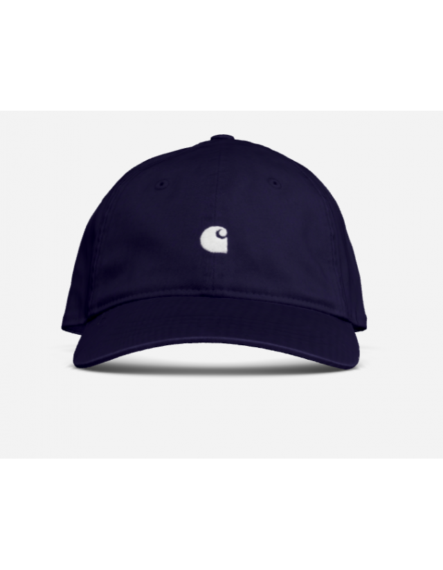 Carhartt Wip Madison Logo Cap - Dark Navy / White - Cap  - Cover Photo 1