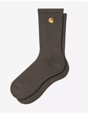 Carhartt Wip Chase Socks - Shungite / Gold - Product Photo 1