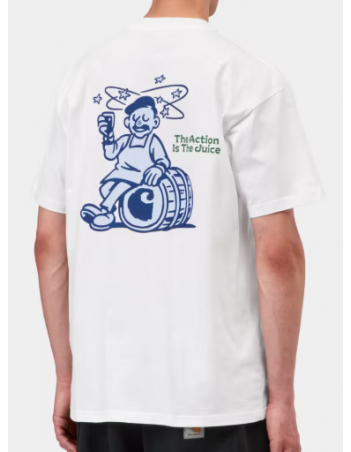Carhartt WIP Grape Picker t-shirt - White - Men's T-Shirt - Miniature Photo 2