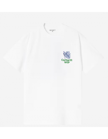 Carhartt WIP Grape Picker t-shirt - White - Men's T-Shirt - Miniature Photo 3