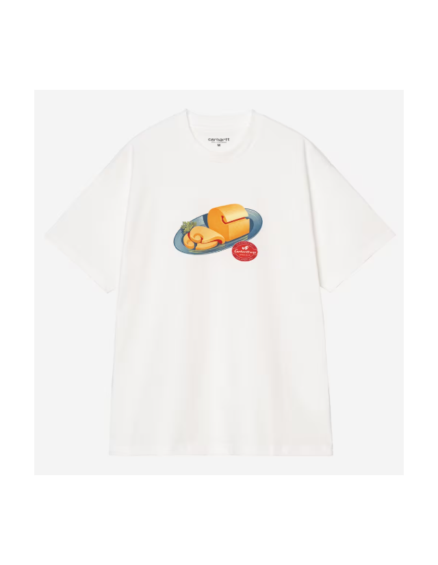 Carhartt Wip Fromage T-Shirt - White - Men's T-Shirt  - Cover Photo 1