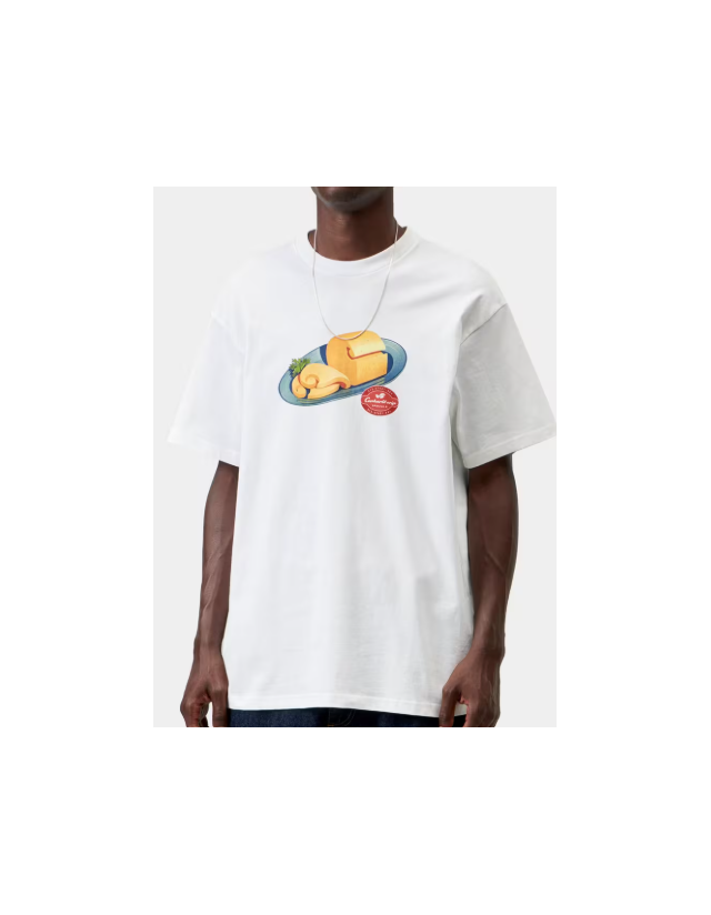 Carhartt Wip Fromage T-Shirt - White - Men's T-Shirt  - Cover Photo 2