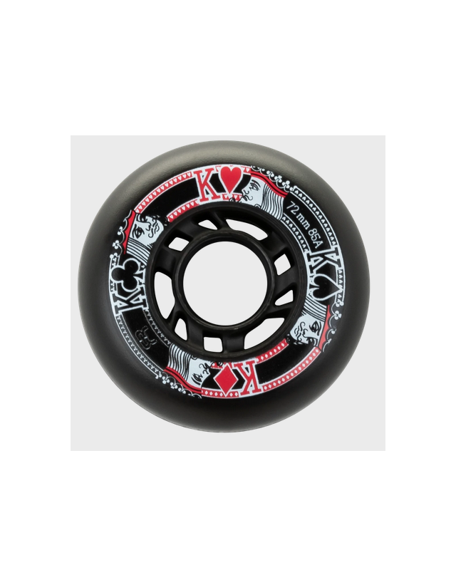 Fr Street Kings Wheels 76mm - Black / Black - Skeelers Wielen  - Cover Photo 1