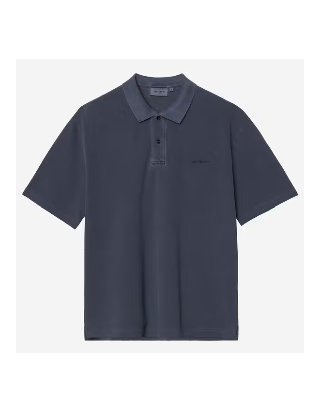 Carhartt Wip Wayne Polo - Dark Navy - T-Shirt & Polo  - Cover Photo 1