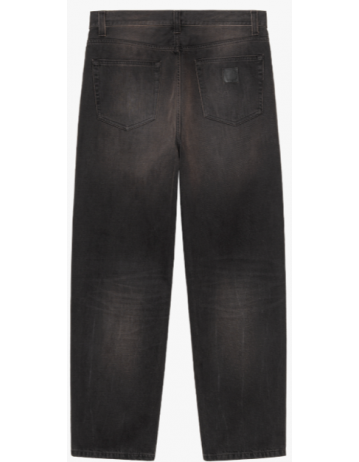 Carhartt Wip Aaron Pant - Black Tobacco Used Wash - Product Photo 1