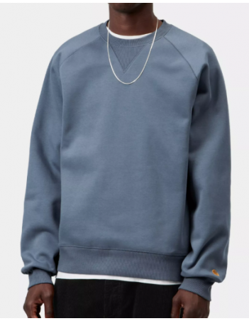 Carhartt WIP Chase Sweat Icesheet / Gold - Sweat Homme - Miniature Photo 2