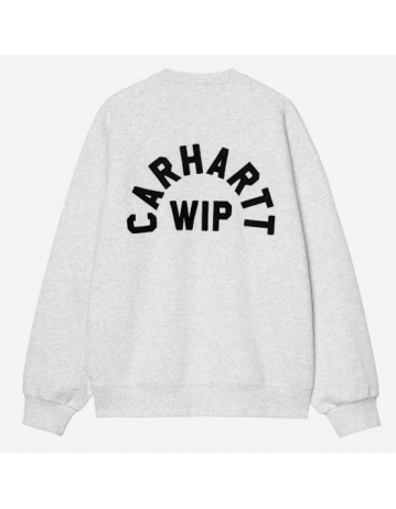 Carhartt Wip Arch Sweat - Ash Heather - Dark Navy Stone - Product Photo 1