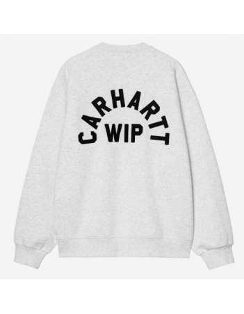 Carhartt WIP Arch sweat - Ash heather - Dark navy stone - Sweat Homme - Miniature Photo 1