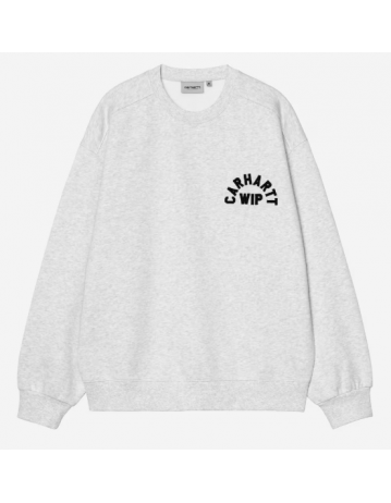 Carhartt Wip Arch Sweat - Ash Heather - Dark Navy Stone - Product Photo 2