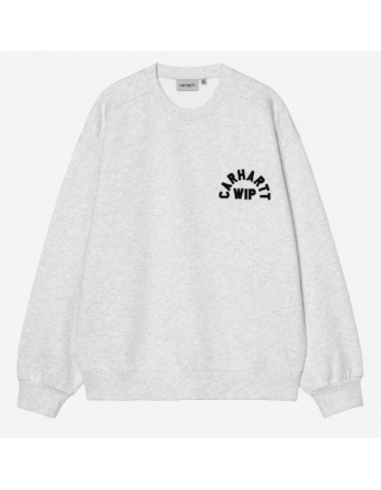 Carhartt WIP Arch sweat - Ash heather - Dark navy stone - Sweat Homme - Miniature Photo 2