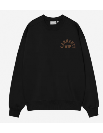 Carhartt WIP Arch sweat - Black / Hamilton brown stone - Sweat Homme - Miniature Photo 2