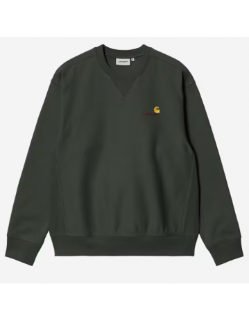 Carhartt Wip American Script Sweat - Raven - Product Photo 1